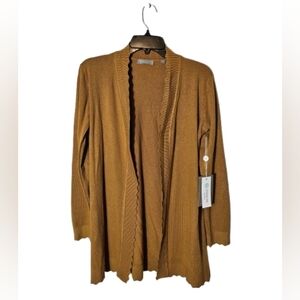 Revolution Stitch Fix Women's Mustard Cardigan Sweater Size Small Petite NWT